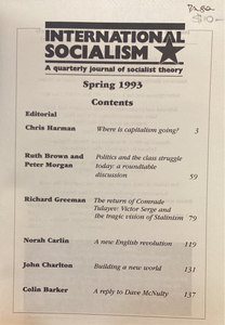 International Socialism #58