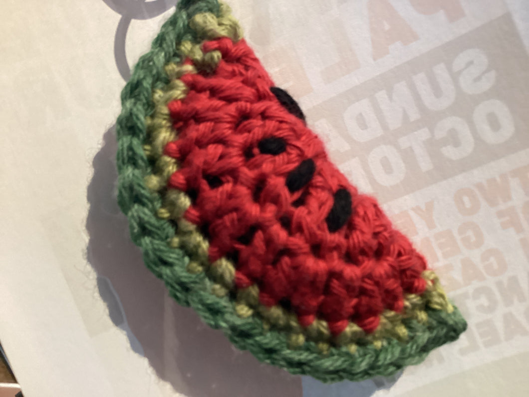 watermelon keychain