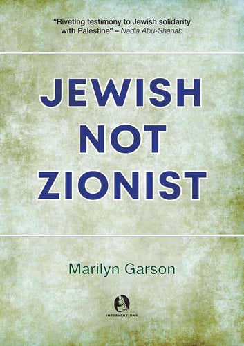 Jewish Not Zionist cover image