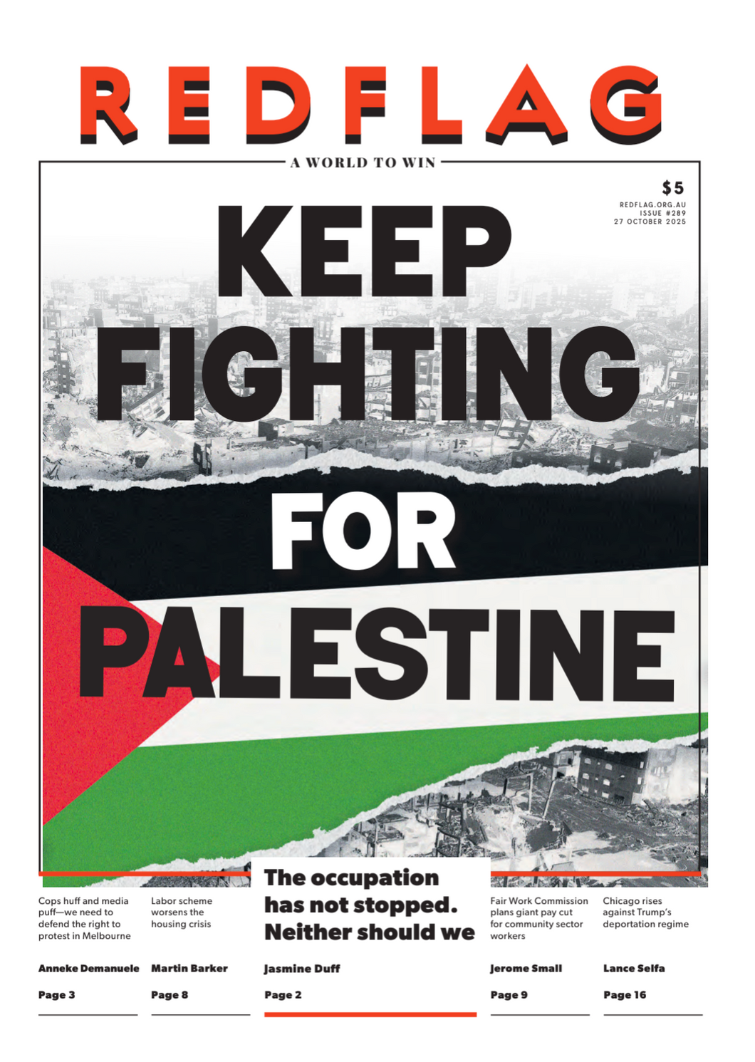 Red Flag Newspaper #289