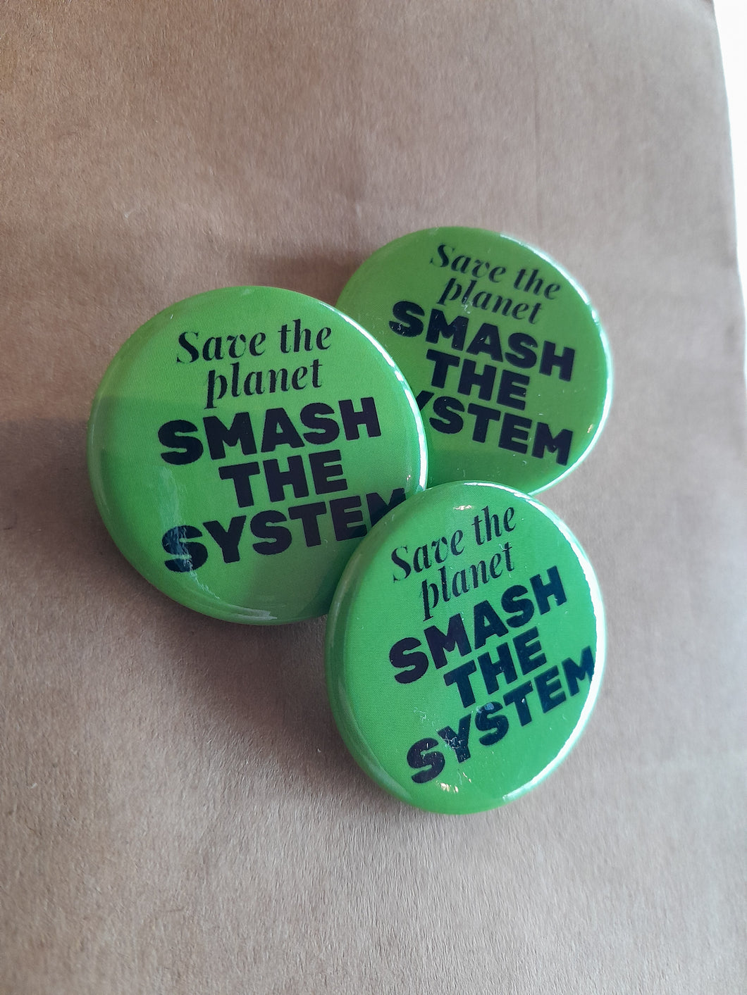 Smash The System Badge