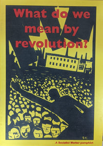 What Do We Mean By Revolution