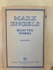 Marx Engels Selected Works Volume 1